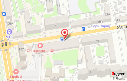 Магазин Конфетный рай на Московской улице на карте