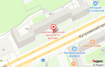 Кутузовский на карте
