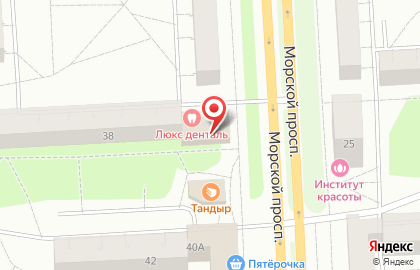 Аптека Фармация на Морском проспекте, 38 на карте