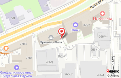 "ГЛАВКОМ" центр недвижимости на Лиговском проспекте на карте