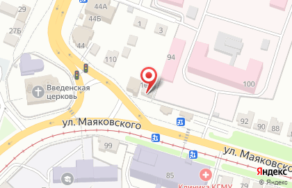 Магазин косметики Шкатулка в Железнодорожном районе на карте