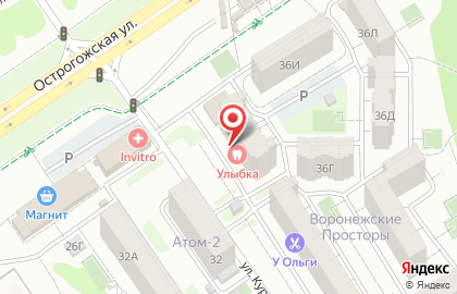 Аптека в Воронеже на карте