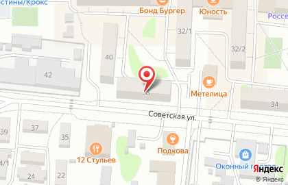 Всероссийское добровольное пожарное общество на Советской улице на карте