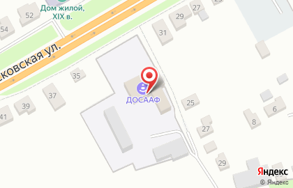 Автошкола ДОСААФ России на Московской улице на карте