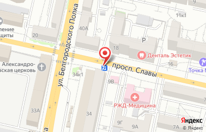 Терминал СберБанк на проспекте Славы, 9д на карте