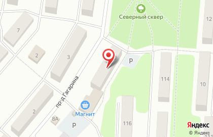 Гипермаркет Магнит в Твери на карте
