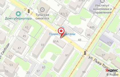 Мебельный салон ЭлиТ в Центральном районе на карте
