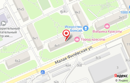 Салон Город Красоты на метро Филёвский парк на карте