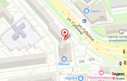 ЗАО Банкомат, МКБ Москомприватбанк на улице Губкина на карте