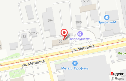 Компания по аренде помещений на улице Петра Мерлина на карте
