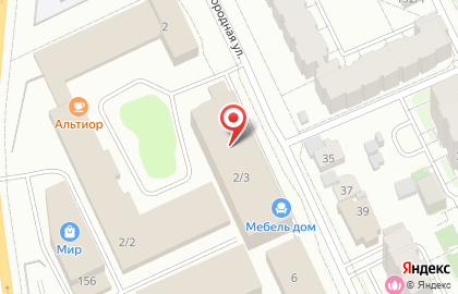 Мебельный центр на Огородной улице на карте
