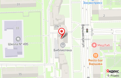 Централизованная библиотечная система Московского района на карте