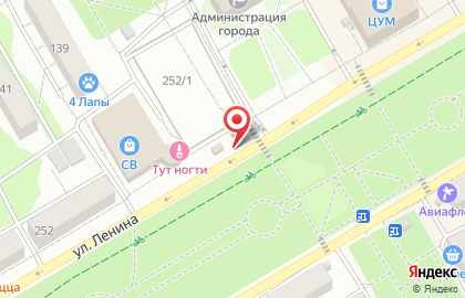 Лига-Пресс на улице Ленина, 252а киоск на карте