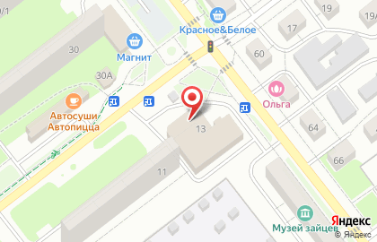 Аптечный пункт Фарма-П на Зои Космодемьянской на карте