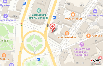 Ювелирный салон Ярославский кредит на Первомайской улице на карте