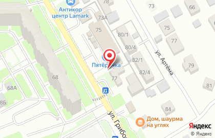 Салон Флоренция в Мотовилихинском районе на карте