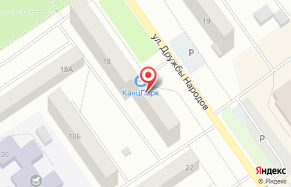 Магазин Красное & Белое на улице Дружбы Народов на карте