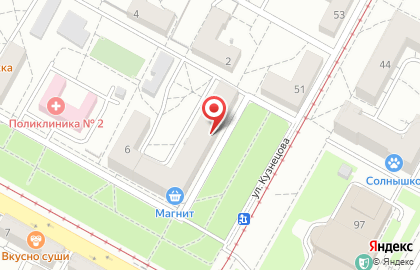 Ателье Натали в Краснооктябрьском районе на карте