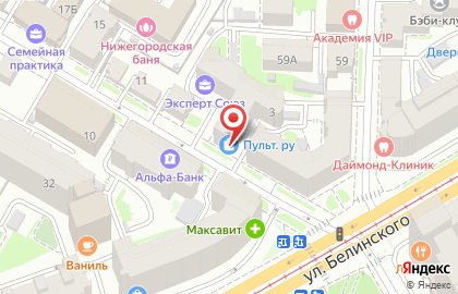 Торгово-сервисная компания Ока-Волга в Нижегородском районе на карте