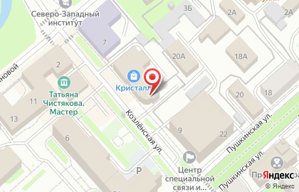 Фабрика печатей на Козлёнской улице на карте