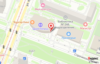 Профессиональный магазин для парикмахеров Solinger на Строгинском бульваре на карте