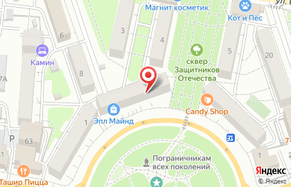 Магазин Каштан на площади Победы на карте