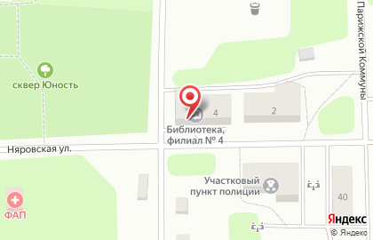 Библиотека №4 в Кизеле на карте