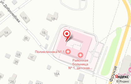 Поликлиника Щёлковская областная больница на улице Фрунзе на карте