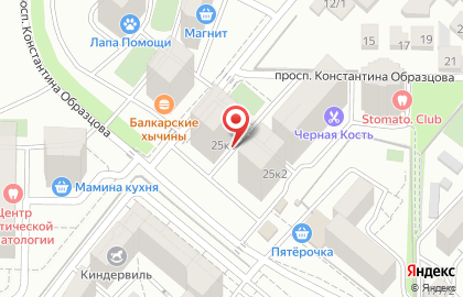 Магазин сыров и молочной продукции Сырные истории на проспекте Образцова на карте