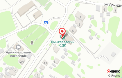 Вышгородский поселенческий дом культуры на карте