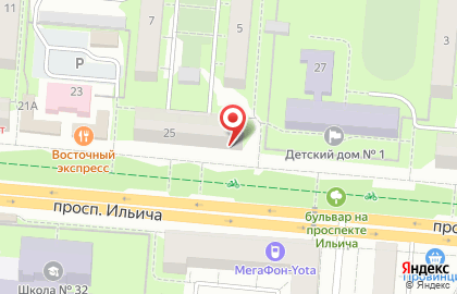 Производственно-коммерческая фирма Альянс-Люкс на проспекте Ильича на карте