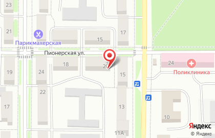 Магазин текстиля для дома Унисон на Пионерской улице на карте