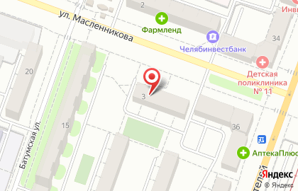 Салон оптики Очки для вас в Ленинском районе на карте