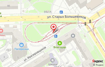 Магазин продуктов в Екатеринбурге на карте