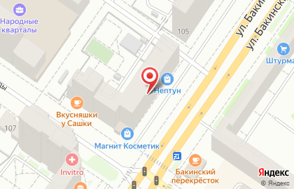Языковая академия Talisman на улице Бакинских Комиссаров, 101 на карте