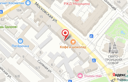 День Ночь на Московской улице на карте