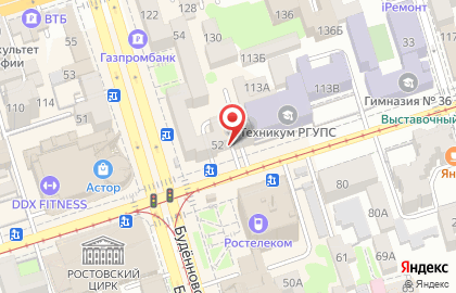 Ломбард в Ростове-на-Дону на карте