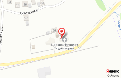 Церковь Николая Чудотворца в Калуге на карте