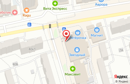Киоск по продаже овощей фруктов на карте