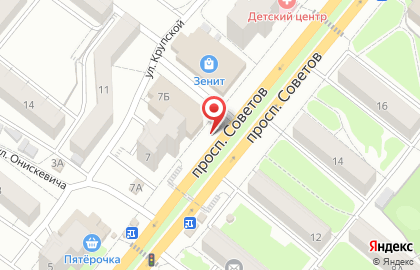 Магазин товаров для рыбалки на проспекте Советов, 7Б на карте