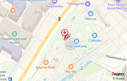 Сервисный центр Ренессанс на Манежной улице на карте