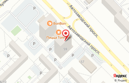 Оптово-розничный магазин БрикЦентр на Автозаводском проспекте на карте