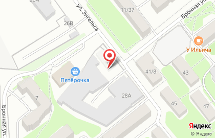 Кафе От заката до рассвета на улице Энгельса на карте