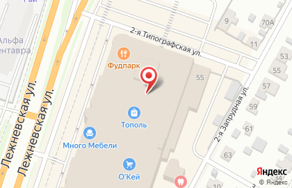 Салон мягкой мебели Калинка на Лежневской улице на карте