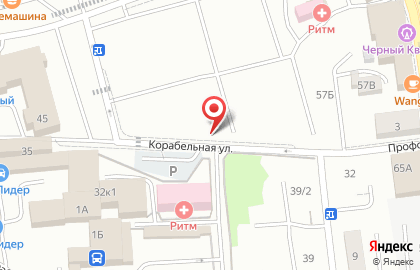Магазин бытовой химии Барис на Корабельной улице на карте