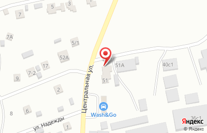 Торгово-производственная компания Янтарь на Центральной улице на карте