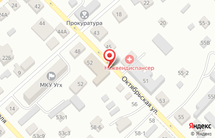 ЗАО Надежда на Октябрьской улице на карте