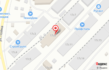 Оптово-розничная компания Аквасервис на улице Нагатинской поймы, 17 к 11 на карте
