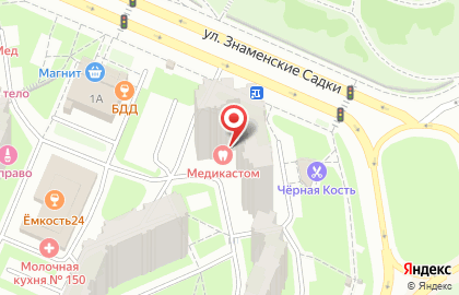 МедикаСтом на Бульваре Дмитрия Донского на карте