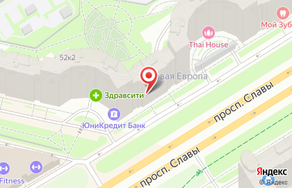 Российский центр капоэйры на метро Международная на карте